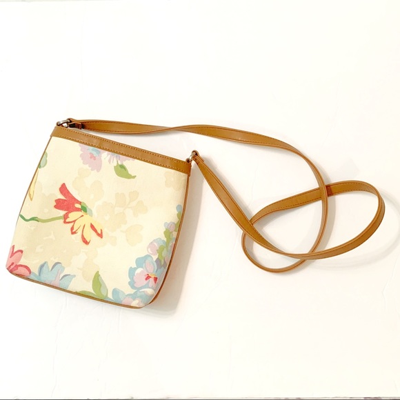 Fossil Floral Printed Leather & Canvas Spring Crossbody - Picture 6 of 6
